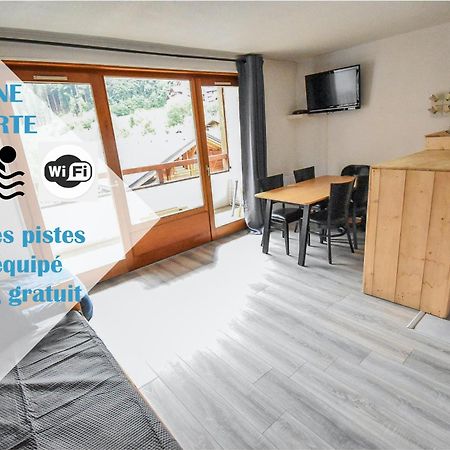 L'Enchalpe, Grand Et Lumineux Studio Avec Coin Montagne 5 Personnes, 60M Des Pistes, Piscine Couverte, Wifi, Grand Balcon Expo Est, Draps Non Compris Saint-Jean-dʼAulps المظهر الخارجي الصورة