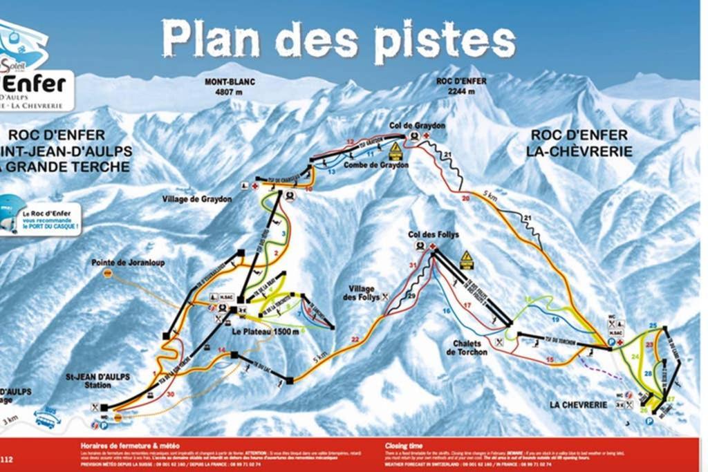 L'Enchalpe, Grand Et Lumineux Studio Avec Coin Montagne 5 Personnes, 60M Des Pistes, Piscine Couverte, Wifi, Grand Balcon Expo Est, Draps Non Compris Saint-Jean-dʼAulps المظهر الخارجي الصورة