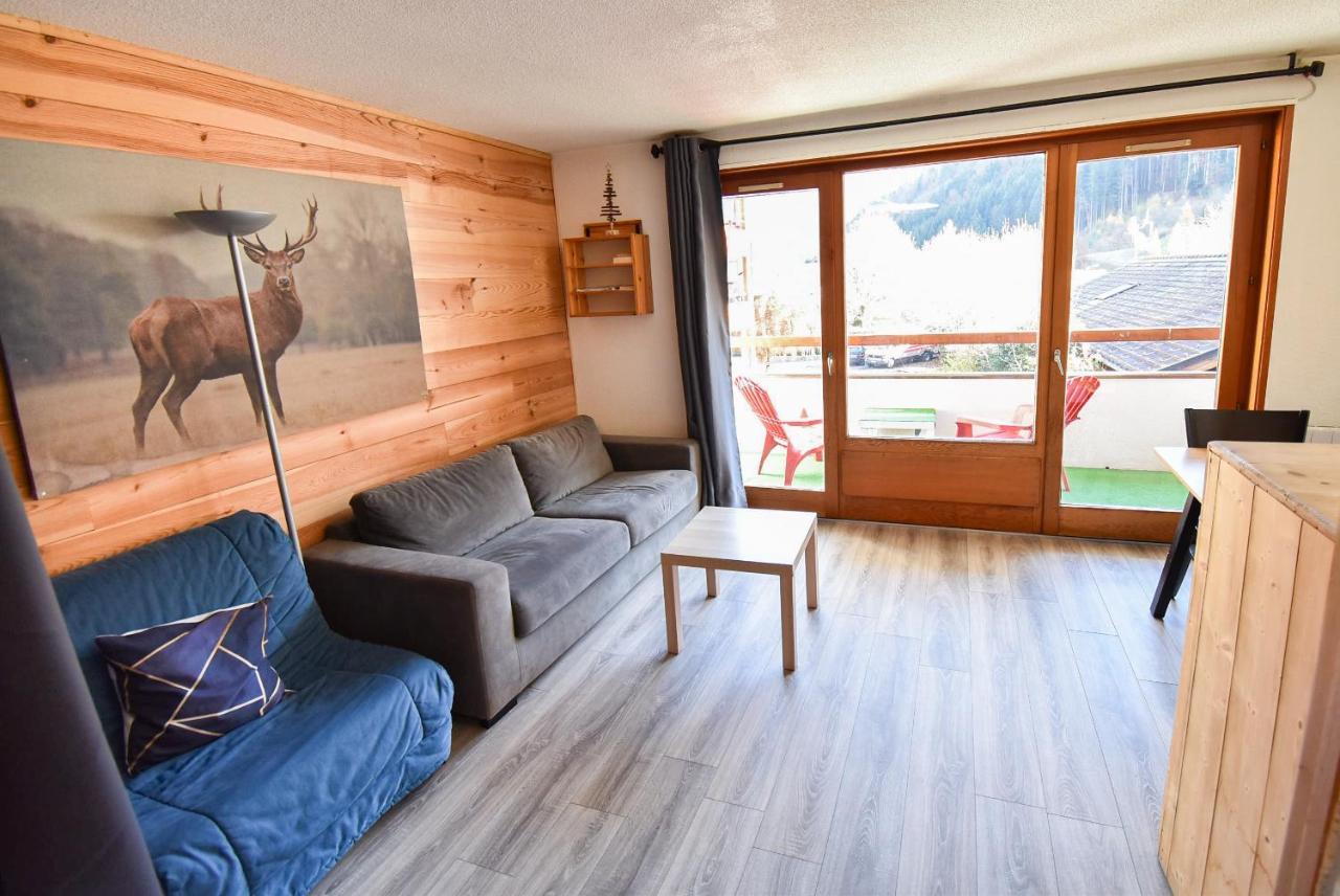L'Enchalpe, Grand Et Lumineux Studio Avec Coin Montagne 5 Personnes, 60M Des Pistes, Piscine Couverte, Wifi, Grand Balcon Expo Est, Draps Non Compris Saint-Jean-dʼAulps المظهر الخارجي الصورة